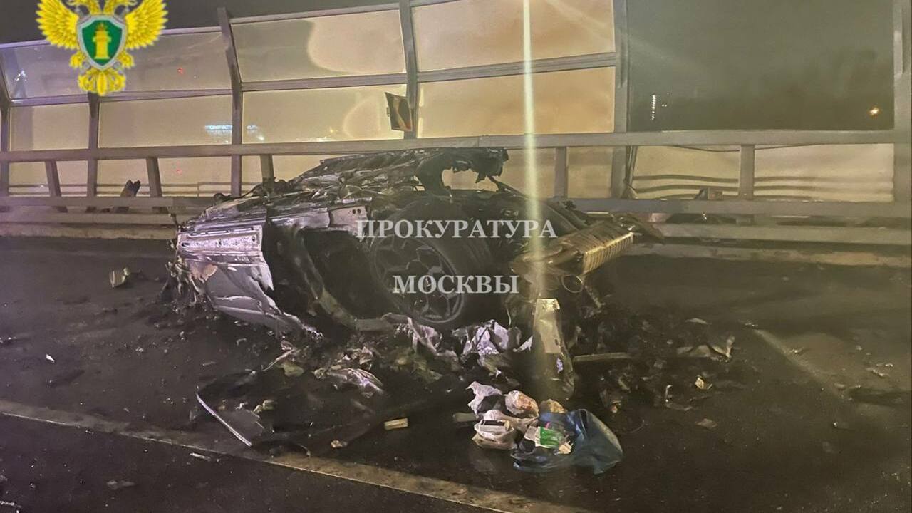 В аварии с Lamborghini на севере Москвы погиб криптобизнесмен В Москве в аварии с Lamborghini на Международно...