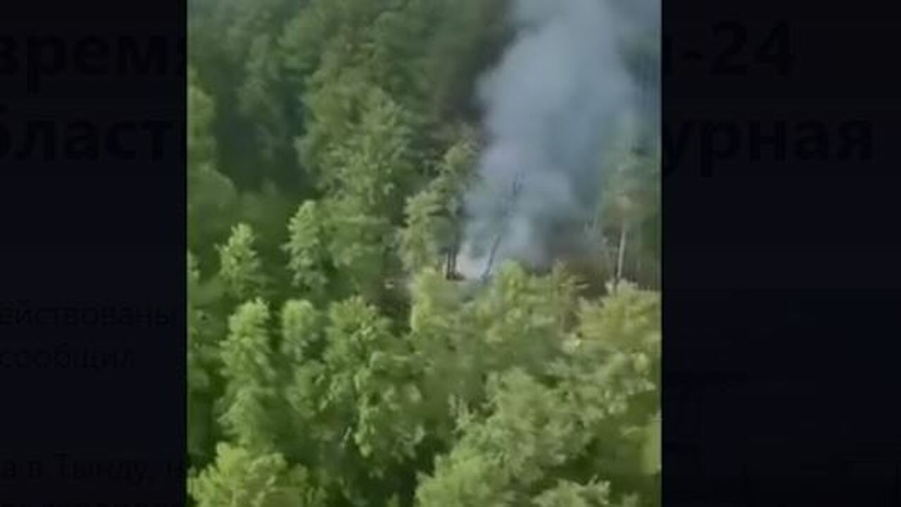 При крушении самолета Ан-24 в Амурской области все погибли На месте крушения Ан-24 в Амурской области, по ...