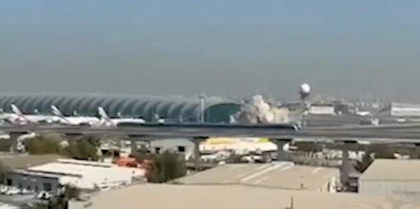 Иранская ракета "Шахед" поразила аэропорт Дубая