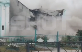 Здание школы обрушилось в Новосибирской области