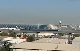 Иранская ракета "Шахед" поразила аэропорт Дубая