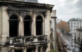 Сгоревший особняк Миллера в Петербурге планиров...